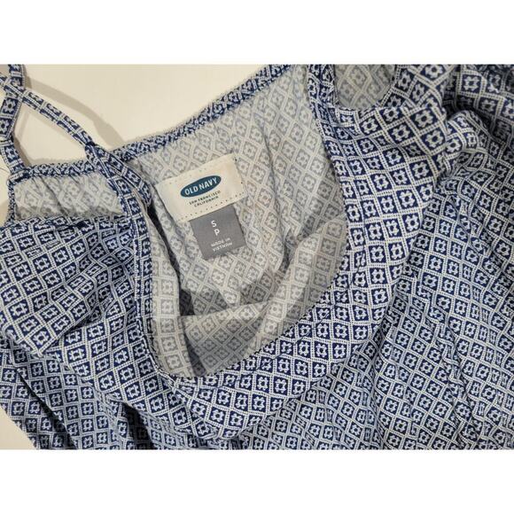 Old Navy Blue Printed Spaghetti Strap Cami Dress – Size - Picture 5 of 9